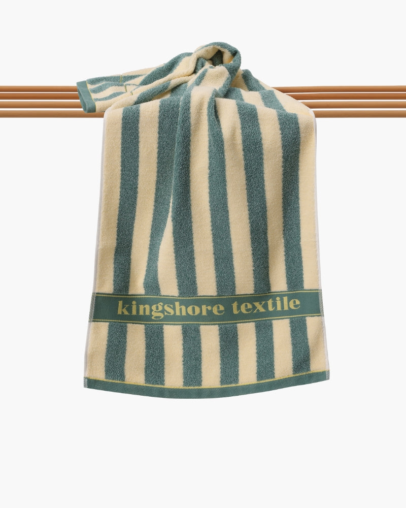 Coastal Stripe Hand Towel — Soft, Ocean-Inspired Style