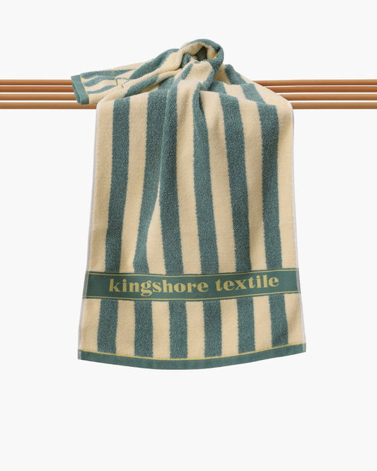 Coastal Stripe Hand Towel — Soft, Ocean-Inspired Style