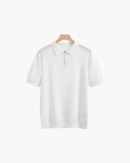 Marbella Zip-Up Polo Shirt - Sleek, Modern Style