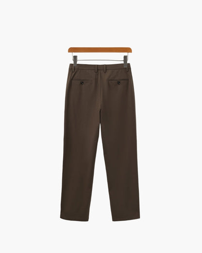 Tailored Wool-Blend Trousers
