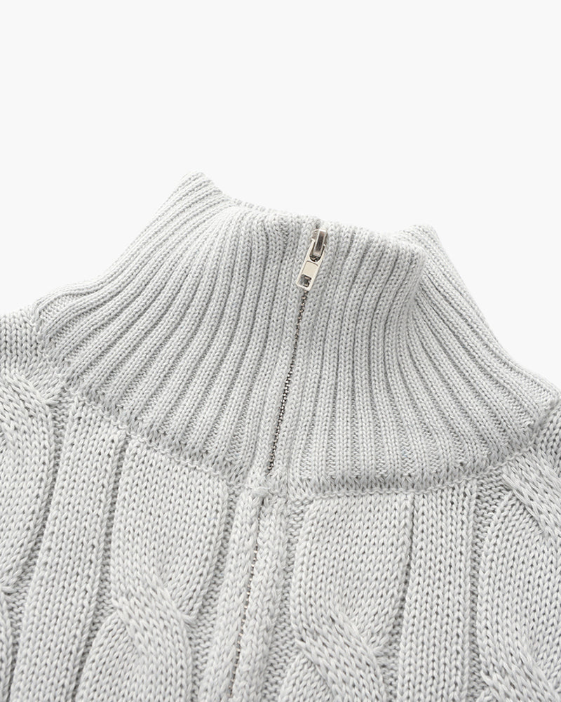 Verbier Cozy Half-Zip Knit Sweater