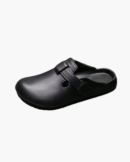 All-Day Comfort Buckle Clogs
