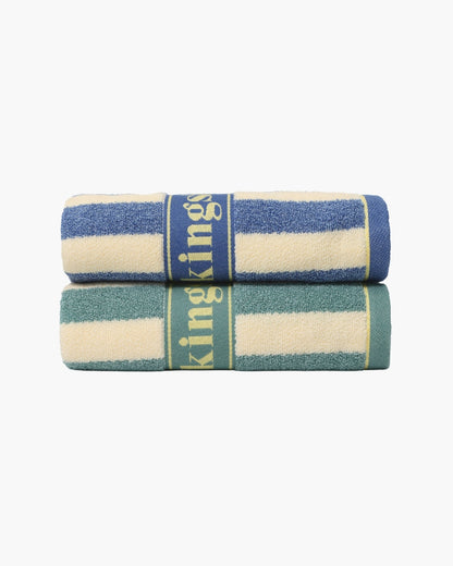 Coastal Stripe Hand Towel — Soft, Ocean-Inspired Style
