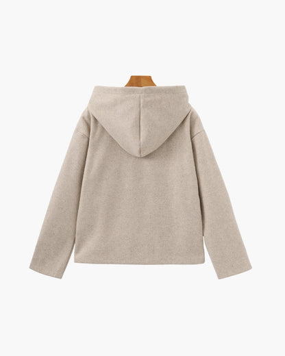 Marlow Wool Zip Coat - Warm, Stylish Wool Outerwear with Sleek Zip Closure