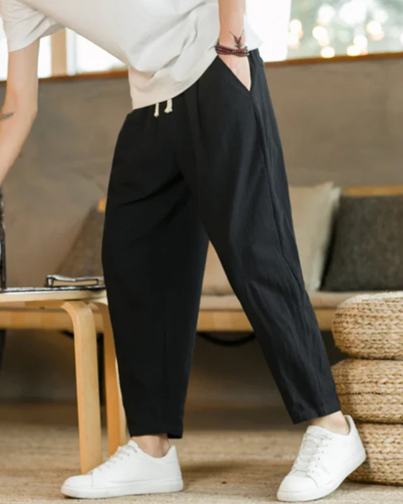 Cancún Cotton Pantalón - Estilo y Comodidad Todo el Día