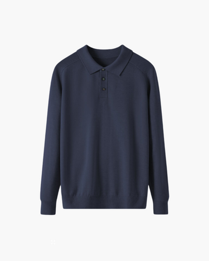 Luxurious 100% Wool Polo Shirt