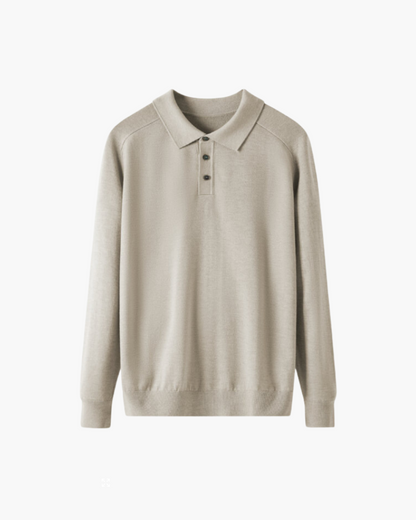 Luxurious 100% Wool Polo Shirt