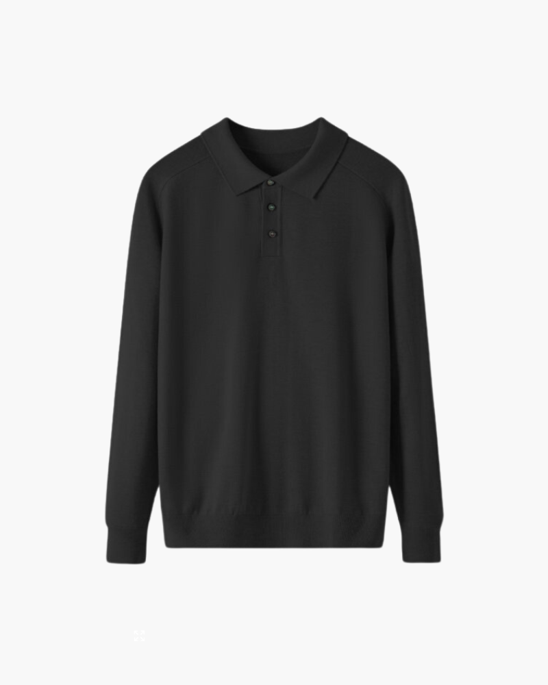 Luxurious 100% Wool Polo Shirt