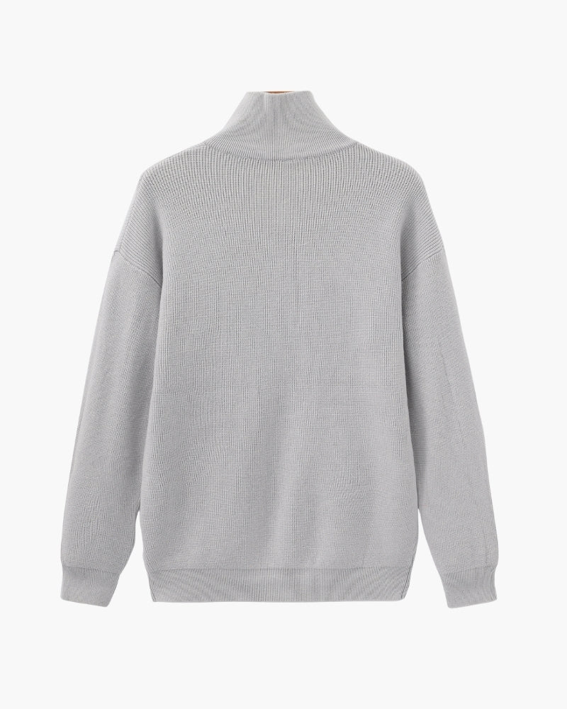 Elevated Half-Zip Knit Pullover