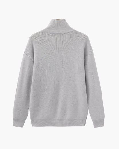 Elevated Half-Zip Knit Pullover