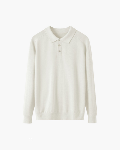 Luxurious 100% Wool Polo Shirt