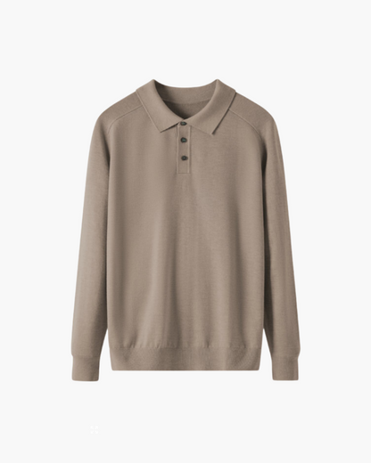 Luxurious 100% Wool Polo Shirt