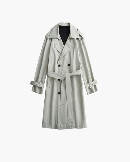 Timeless Double-Breasted Trench Coat for Effortless Classic Style
