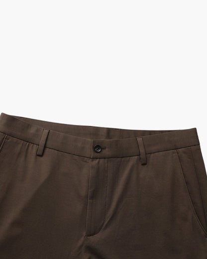 Tailored Wool-Blend Trousers