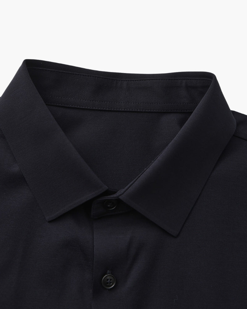 Custom-Fit Stretch-Cotton Shirt