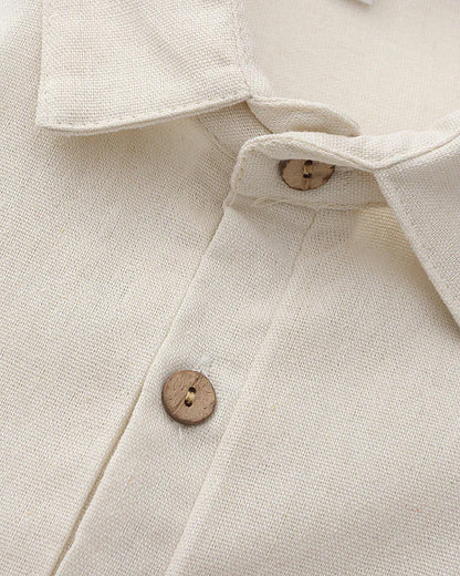 Casablanca Linen Polo Shirt - Lightweight, Breathable Comfort