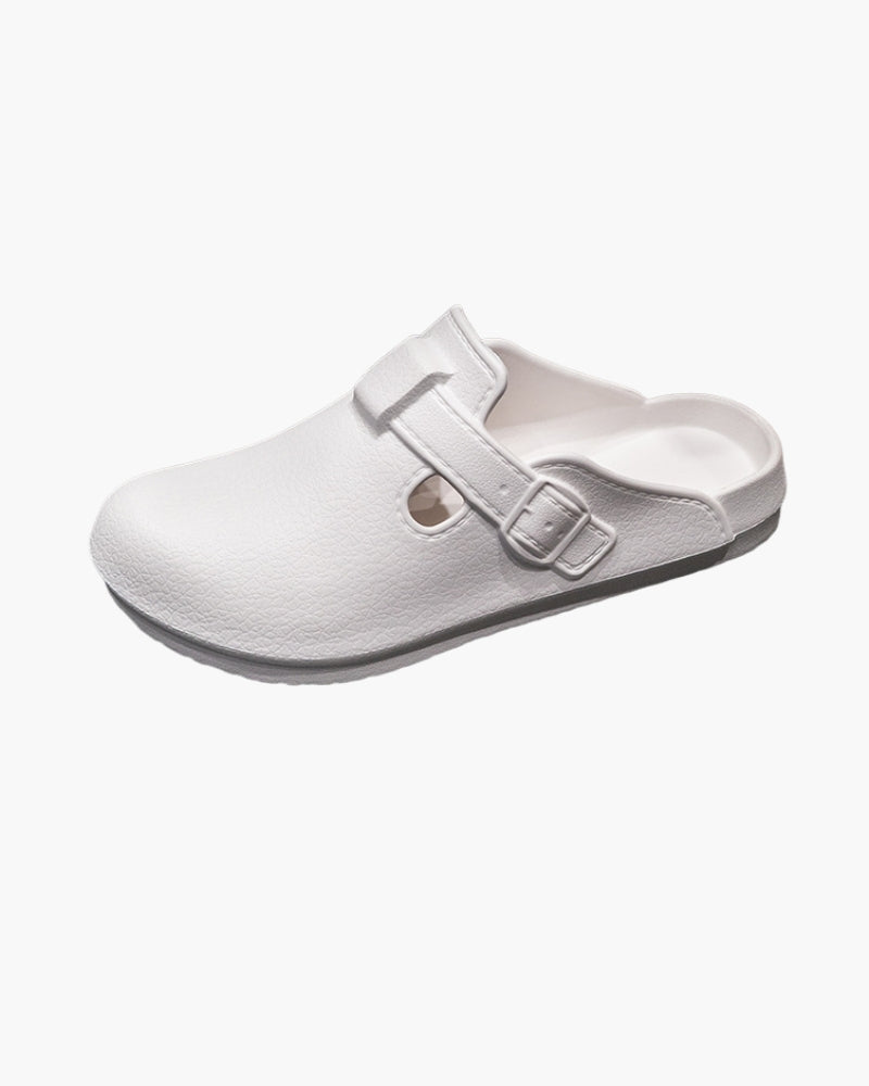 All-Day Comfort Buckle Clogs