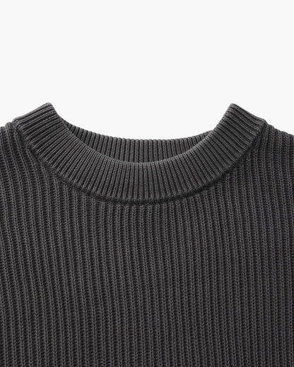 Cozy Rib-Knit Crewneck Sweater