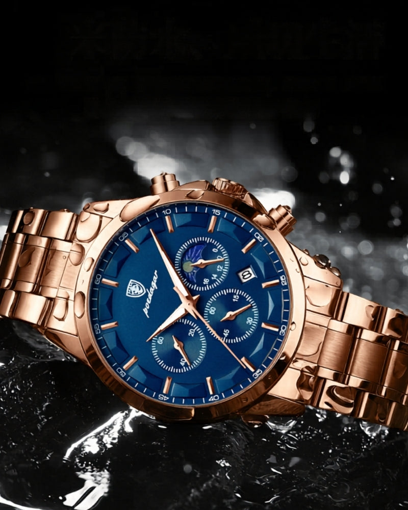Premium Precision Chronograph Stainless Steel Watch