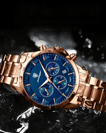 Premium Precision Chronograph Stainless Steel Watch