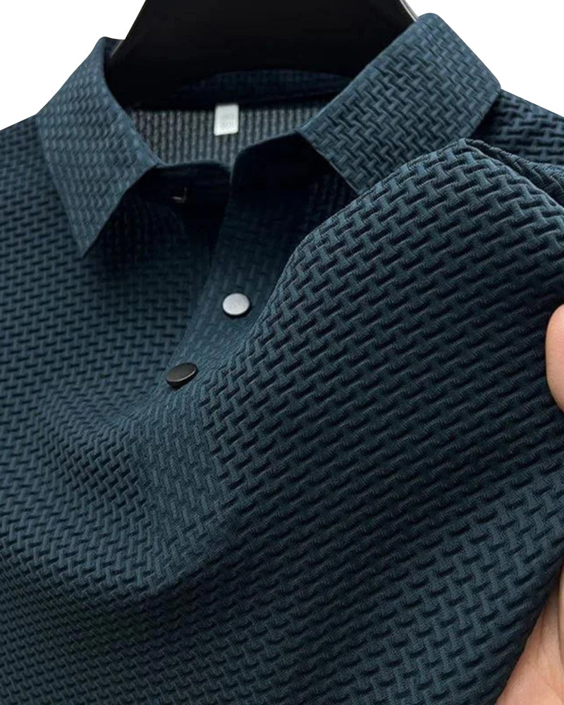 Prestigio Silk Polo Shirt – Wrinkle-Resistant Comfort & Style