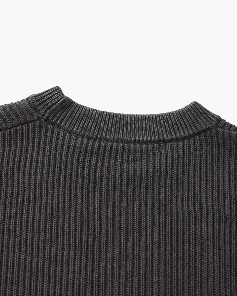 Cozy Rib-Knit Crewneck Sweater