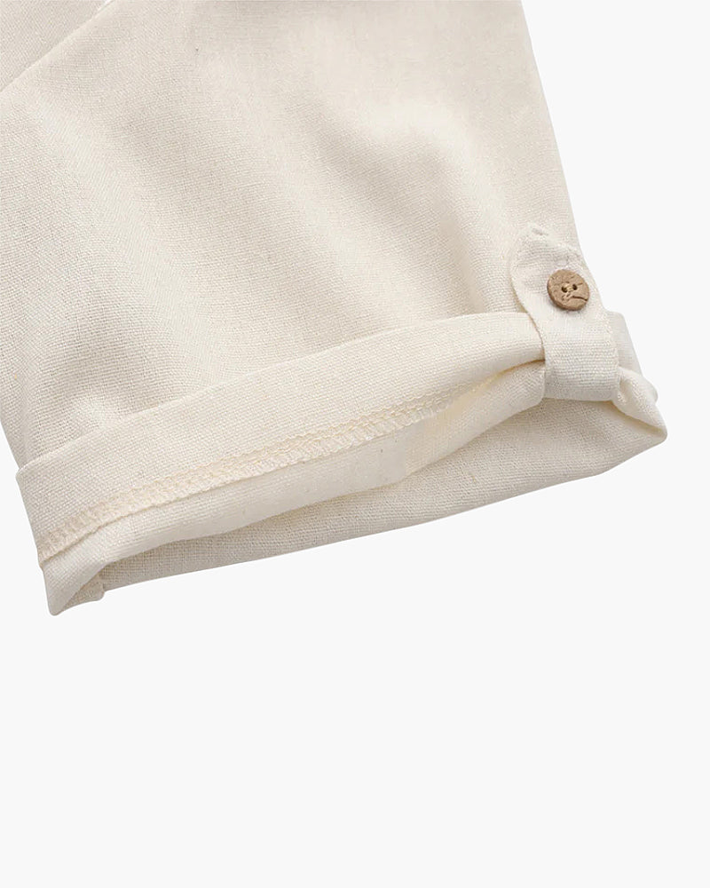 Casablanca Linen Polo Shirt - Lightweight, Breathable Comfort