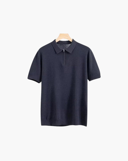 Marbella Zip-Up Polo Shirt - Sleek, Modern Style