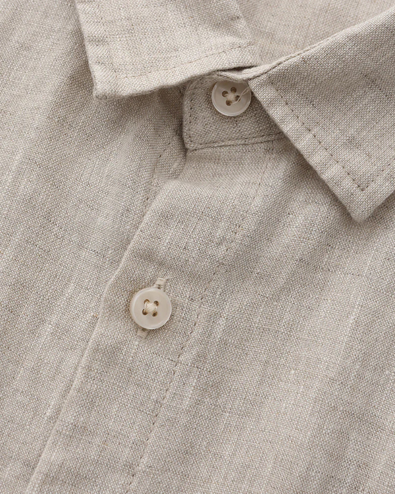 Cape Town Linen Shirt - Short Sleeve, Lightweight & Breathable