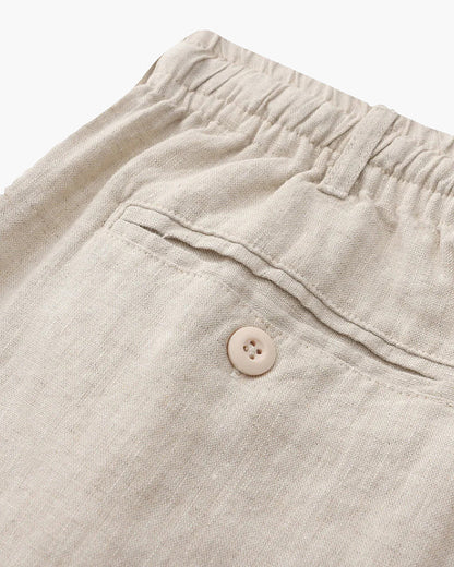 Casablanca Premium Linen Shorts - Lightweight, Breathable Comfort