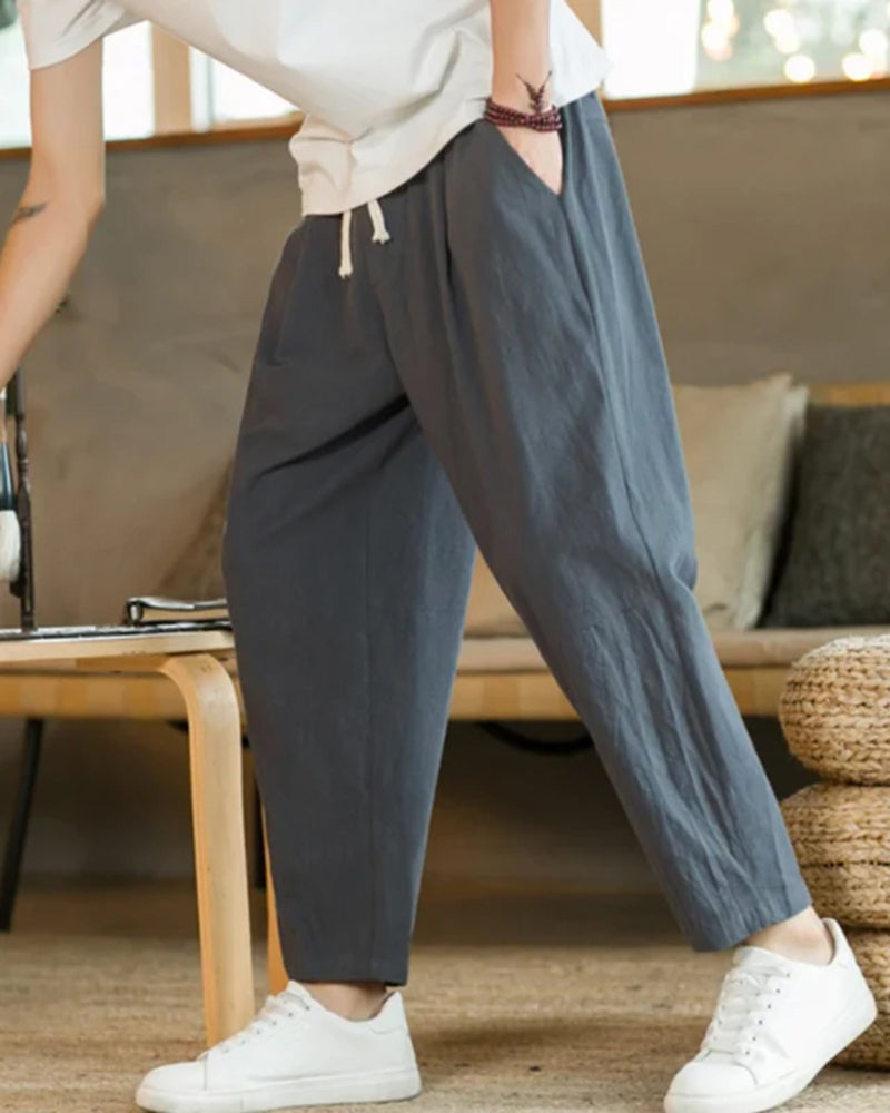 Cancún Cotton Pantalón - Estilo y Comodidad Todo el Día