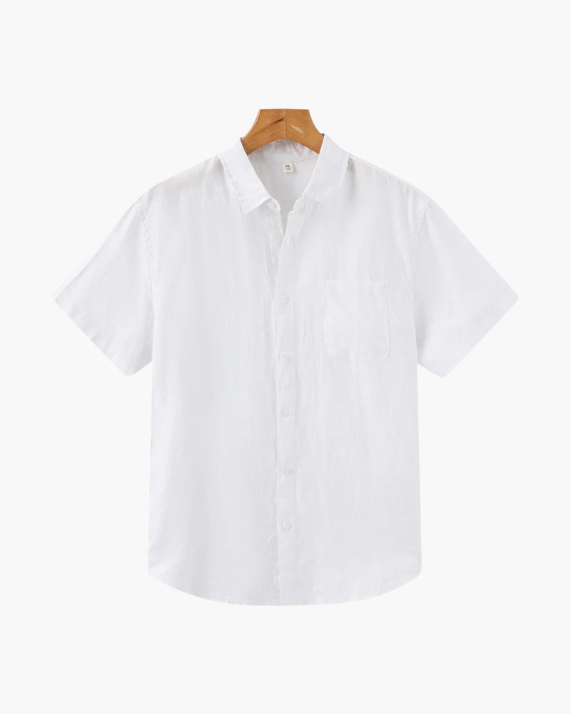 Cape Town Linen Shirt - Short Sleeve, Lightweight & Breathable