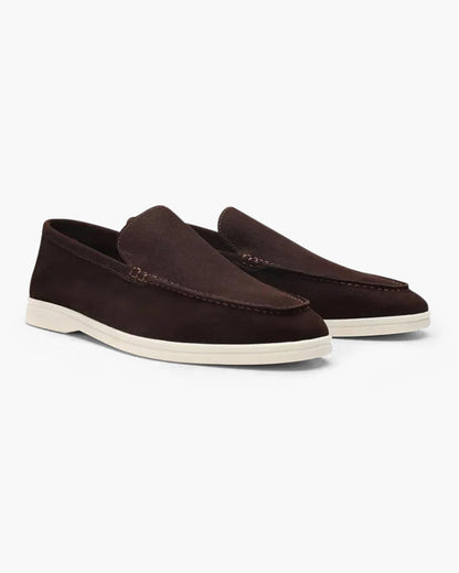 Classic Old Money Cowhide Leather Loafers