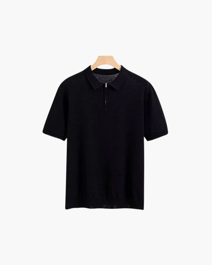 Marbella Zip-Up Polo Shirt - Sleek, Modern Style