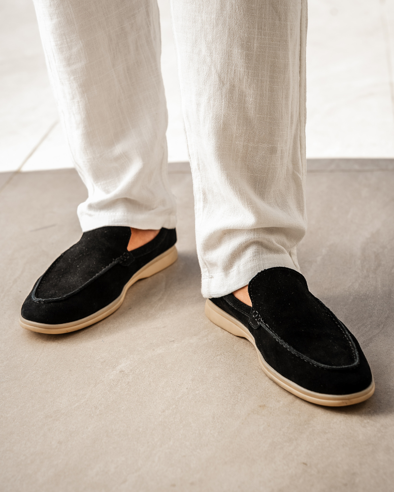 Old Money Premium Suede Loafers - Timeless Luxury, Everyday Comfort