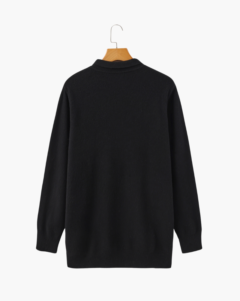 Luxurious 100% Cashmere Polo Shirt