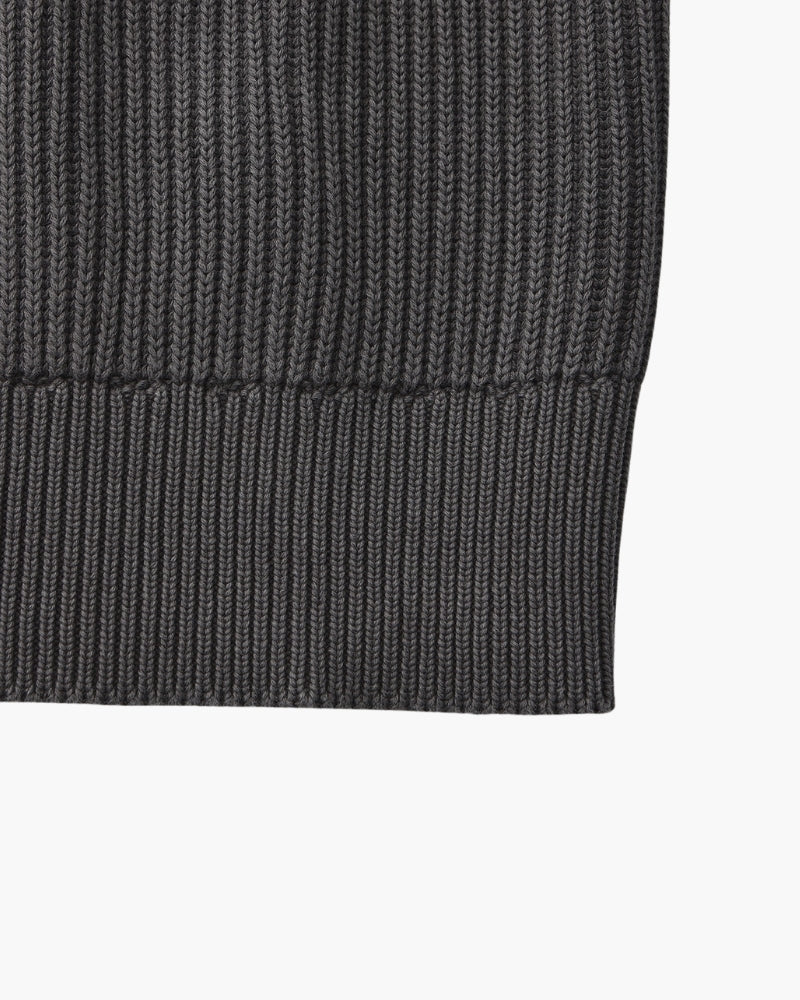 Cozy Rib-Knit Crewneck Sweater