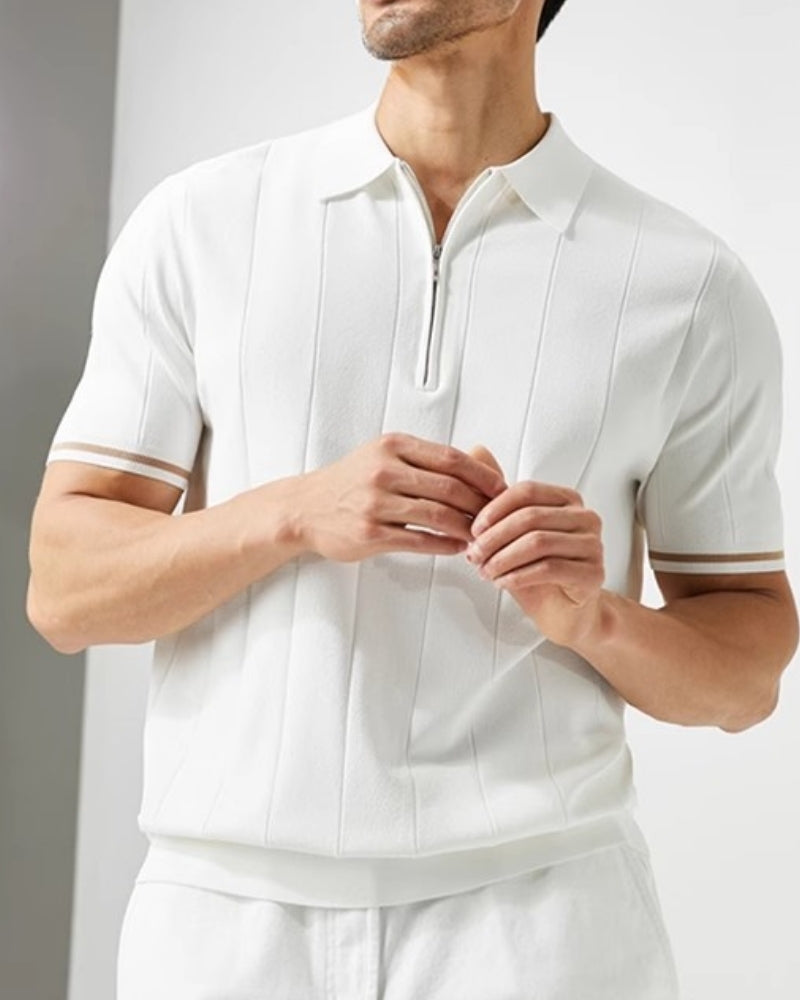 Signature Polo Shirt with Distinctive Contrast Trim