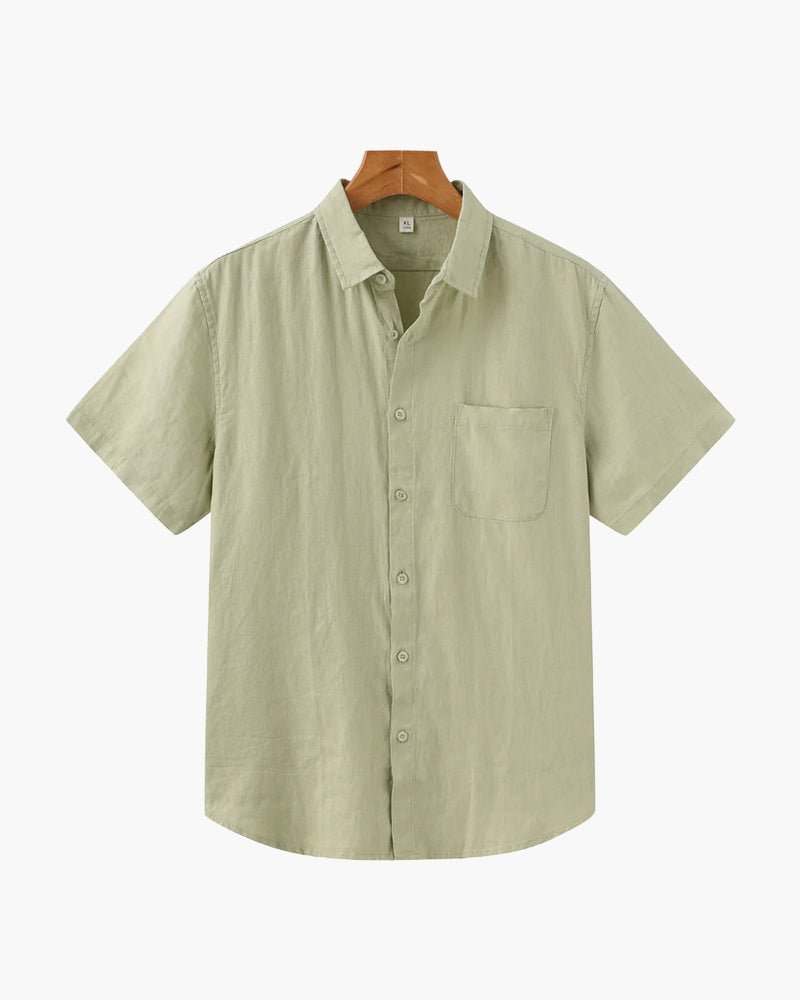 Cape Town Linen Shirt - Short Sleeve, Lightweight & Breathable