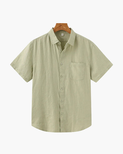 Cape Town Linen Shirt - Short Sleeve, Lightweight & Breathable