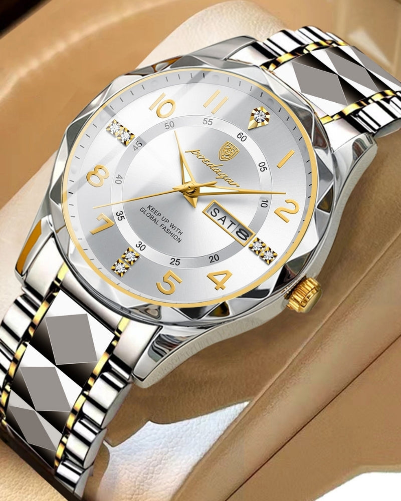 Timeless Two-Tone Steel Watch
