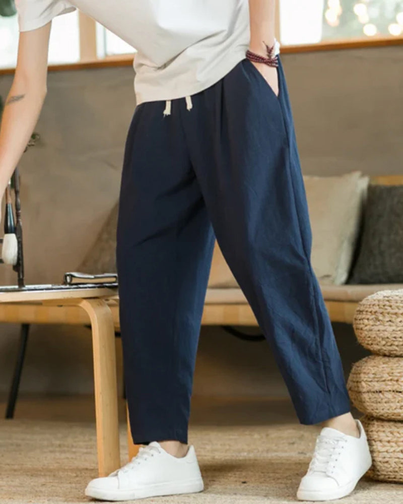 Cancún Cotton Pantalón - Estilo y Comodidad Todo el Día