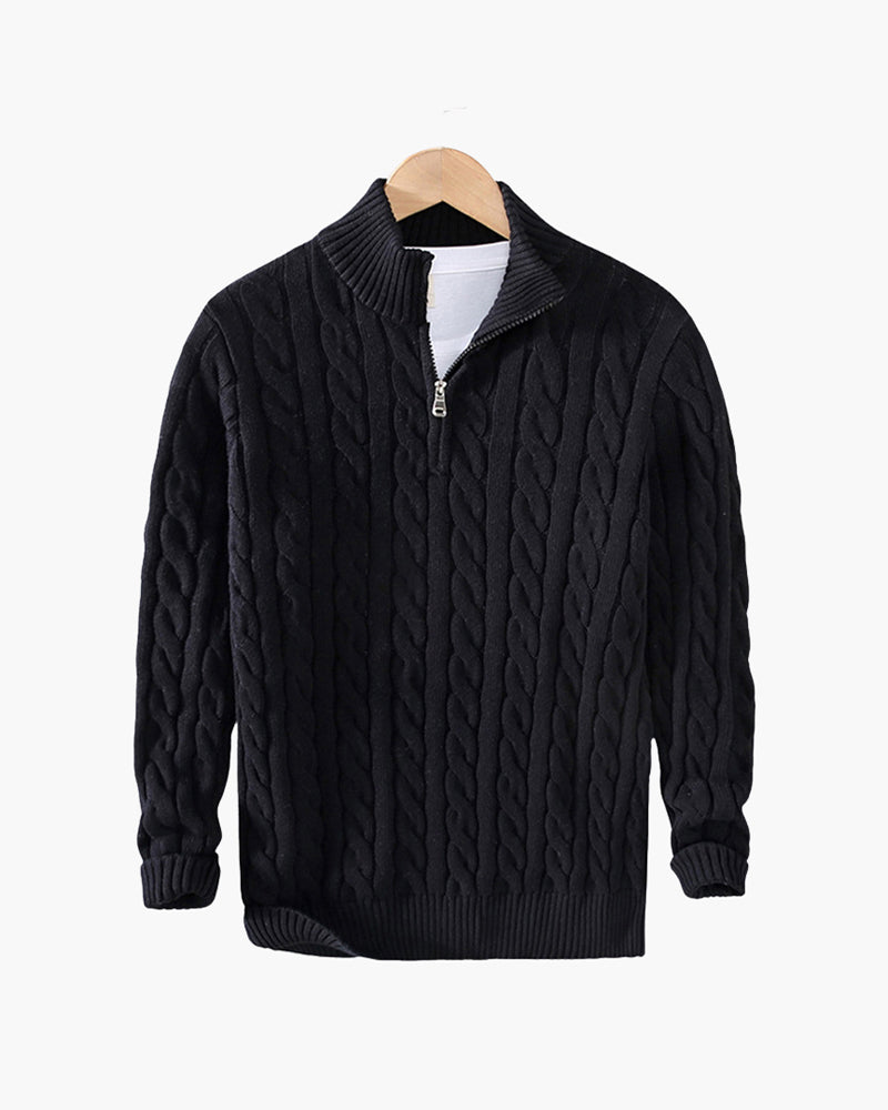 Verbier Cozy Half-Zip Knit Sweater