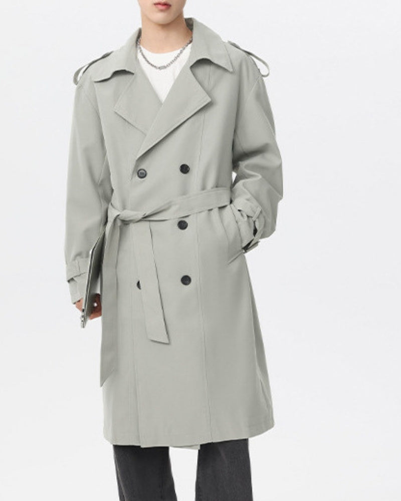 Timeless Double-Breasted Trench Coat for Effortless Classic Style