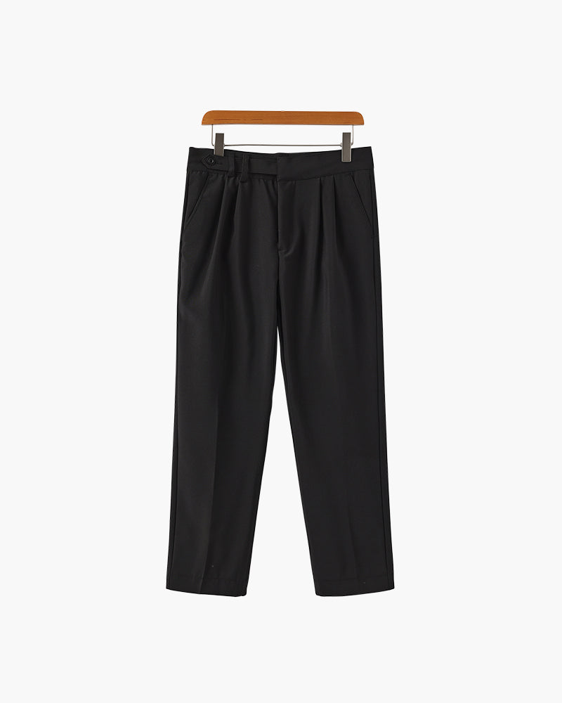 Pantalon Paris à Taille Haute - Élégant et Confortable