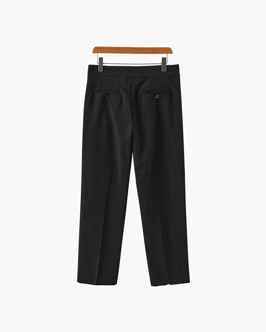 Pantalon Paris à Taille Haute - Élégant et Confortable