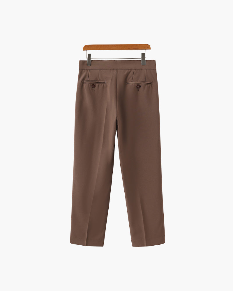 Pantalon Paris à Taille Haute - Élégant et Confortable