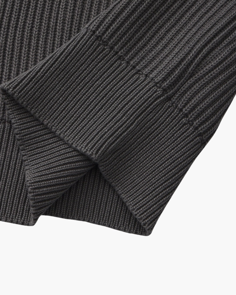 Cozy Rib-Knit Crewneck Sweater