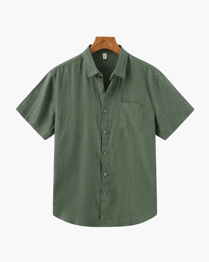 Cape Town Linen Shirt - Short Sleeve, Lightweight & Breathable