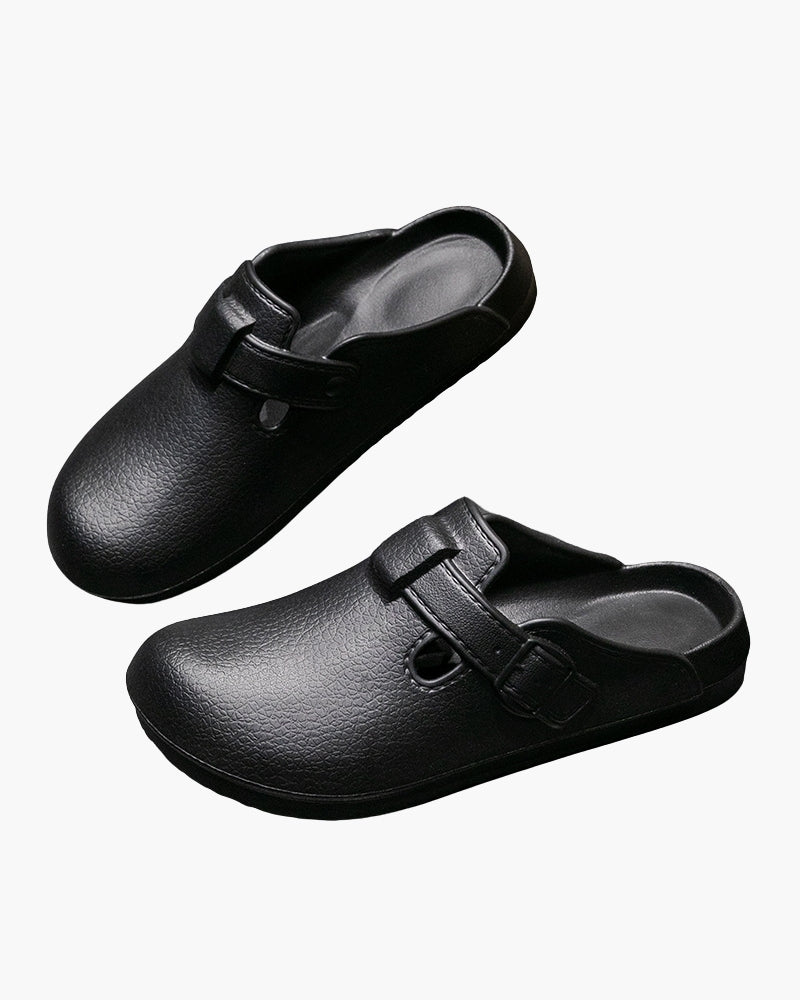 All-Day Comfort Buckle Clogs